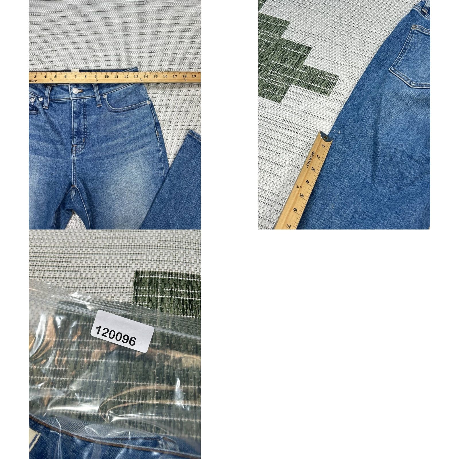 Madewell Madewell Jeans Women 27 Blue Denim Cotton Cropped Boot Cut Straight Leg 26x27 City Preppy 5-Pocket Womens Size 27" / US 4 / IT 40 - 9 Thumbnail