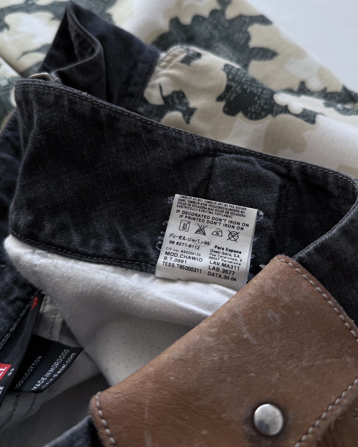 Diesel DIESEL FLARE CAMO PANTS🇮🇹 Size US 33 - 15 Thumbnail