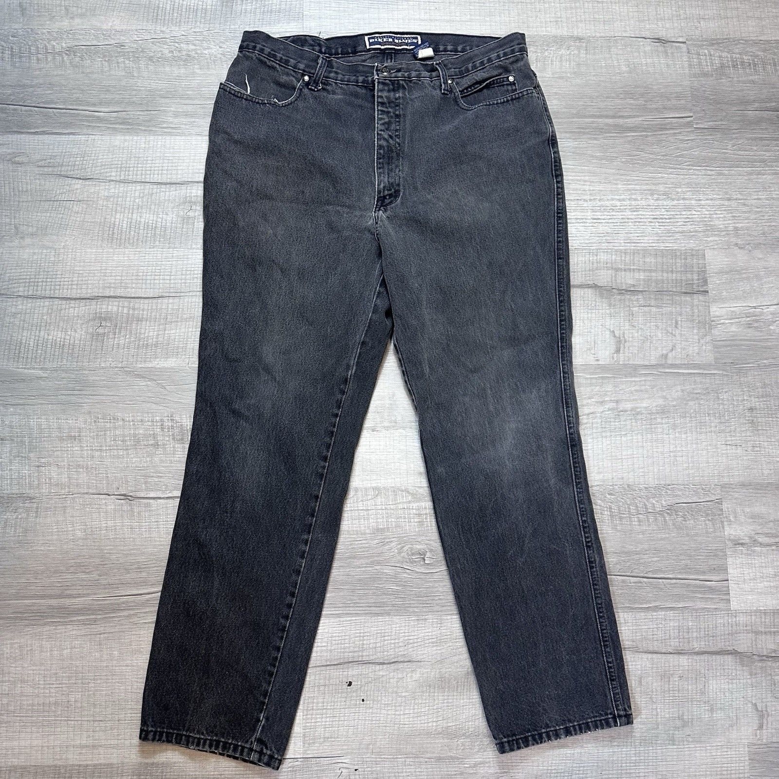 Harley Davidson × Vintage Vintage Harley Davidson Biker Blues Jeans Mens Sz 38x30 Size US 38 / EU 54 - 2 Thumbnail