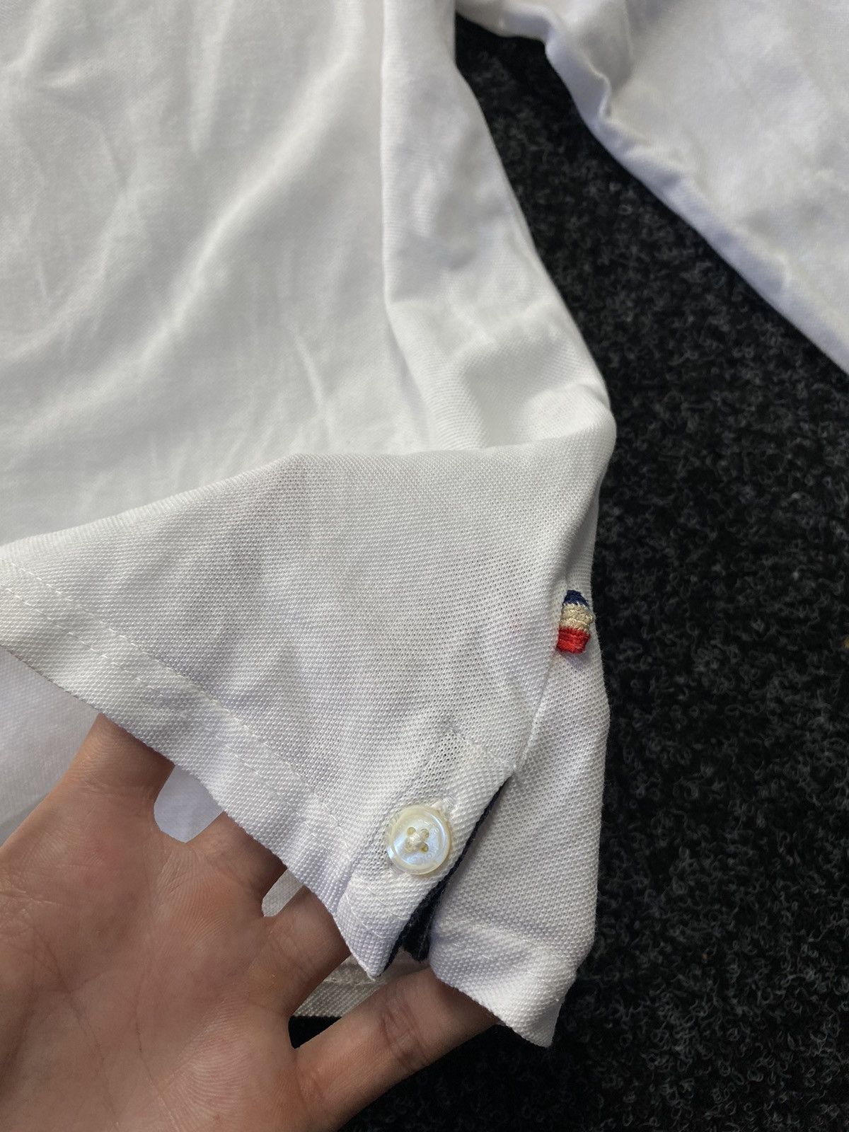 Designer × Moncler × Vintage RARE 🚨Moncler long sleeve polo vintage unisex Size L / US 10 / IT 46 - 13 Thumbnail