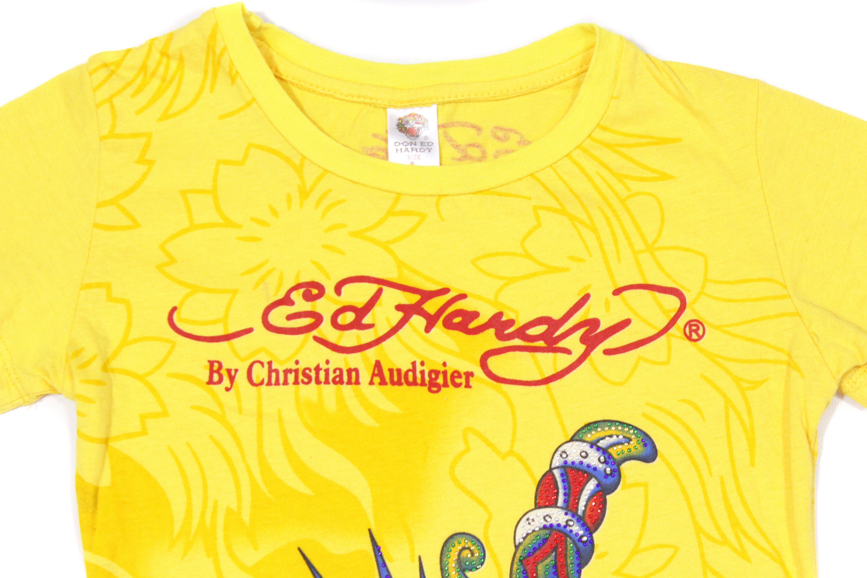 Christian Audigier Y2K Big Logo T-Shirt Vintage Size L / US 10 / IT 46 - 5 Thumbnail