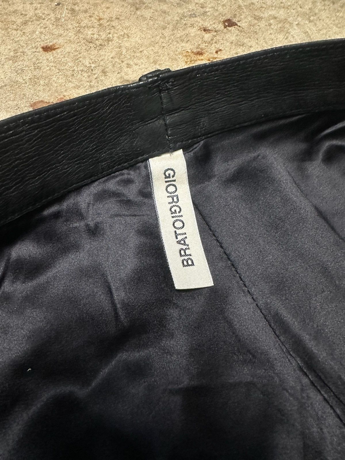 Giorgio Brato Giorgio Brato Leather Pants Size US 32 / EU 48 - 5 Thumbnail