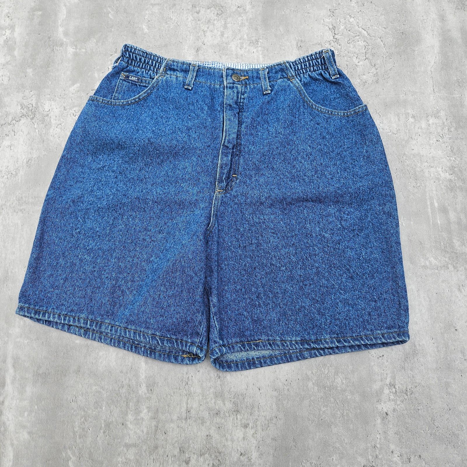 Lee Vintage High Rise Jorts Lee HR Women's Medium Jean Shorts Size 31" - 4 Thumbnail