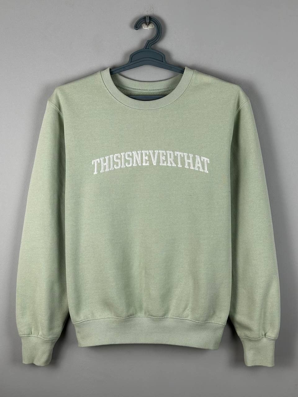 thisisneverthat Thisisneverthat Japan Streetwear Mint Green Sweatshirt Size US M / EU 48-50 / 2 - 1 Thumbnail