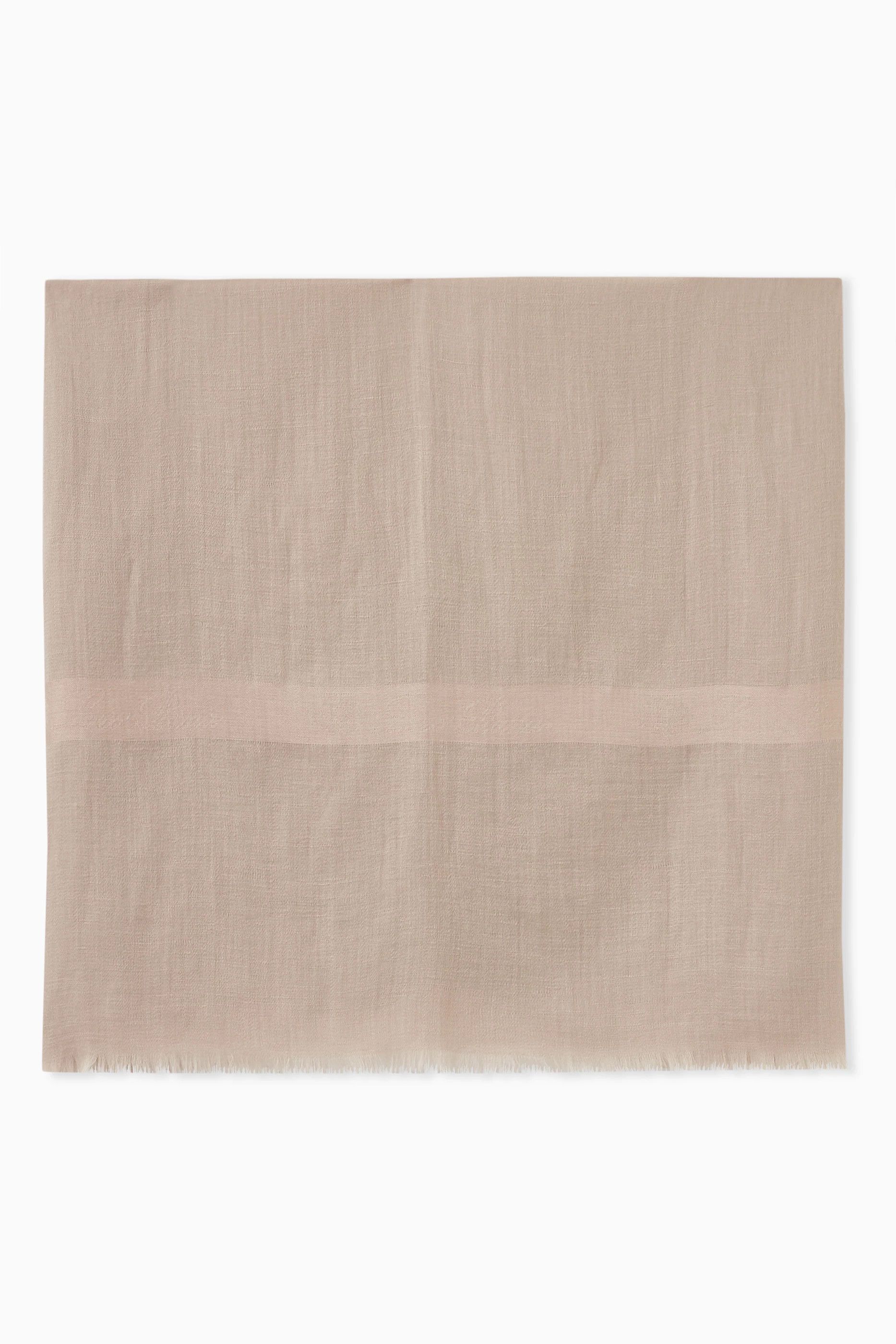 Loro Piana o1srvl11e0824 Size: OS / Jumeirah Cashmere Stole in Grey Size ONE SIZE - 1 Thumbnail