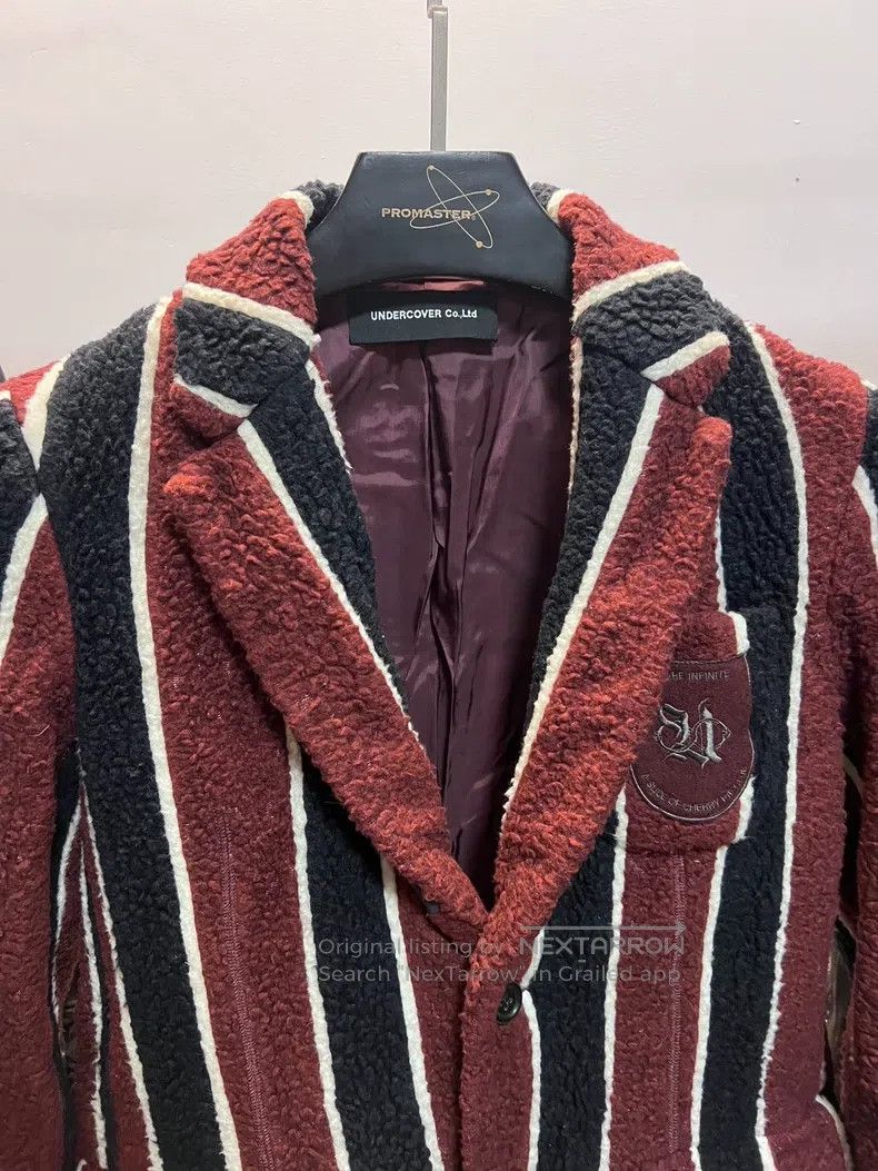 Undercover Undercover Size 1 2018aw striped teddy bear school blazer j Size S / US 4 / IT 40 - 4 Thumbnail