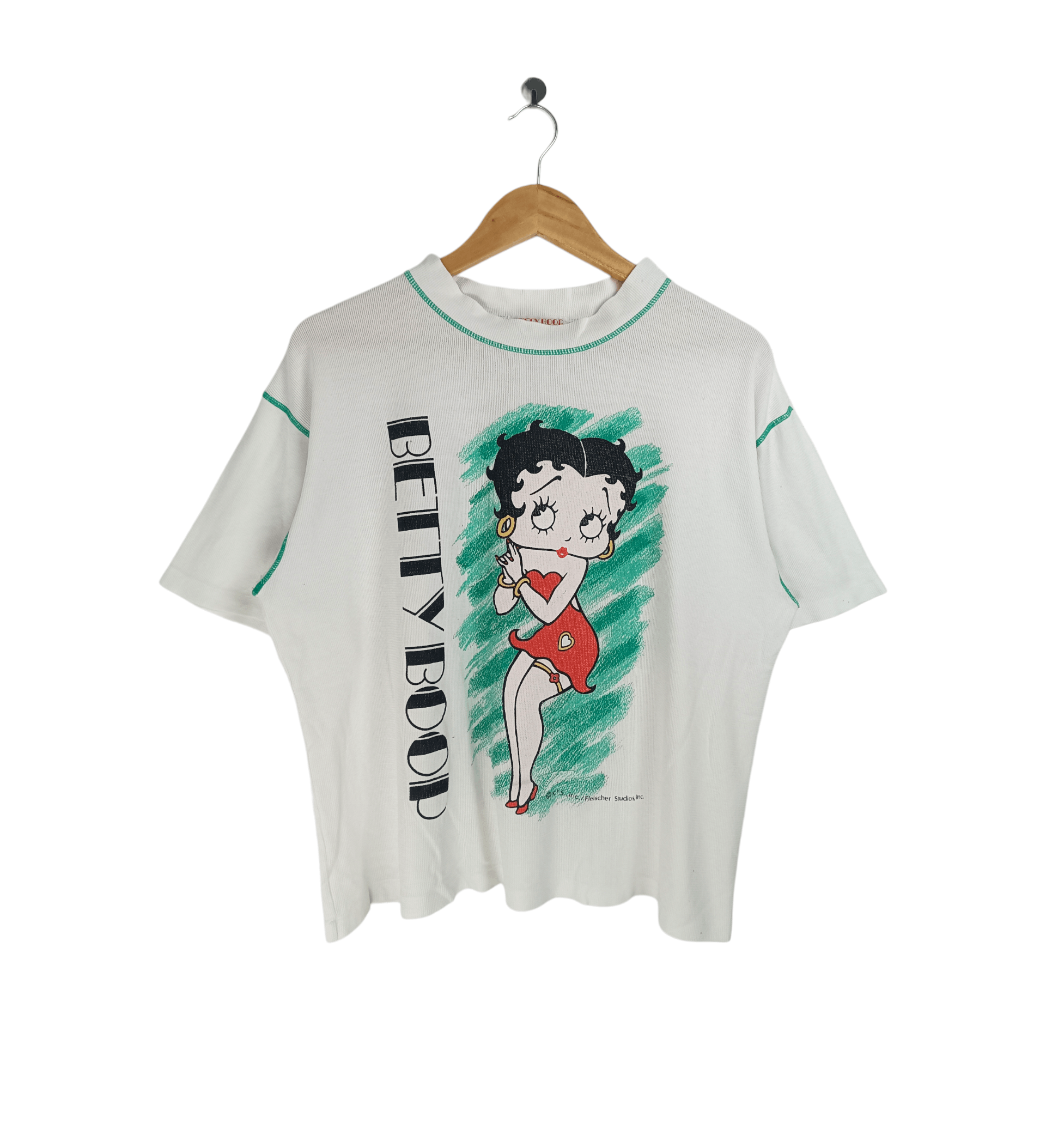Vintage VINTAGE 90'S BETTY BOOP CROP TOP STYLE VERY RARE TEE Size US L / EU 52-54 / 3 - 1 Thumbnail