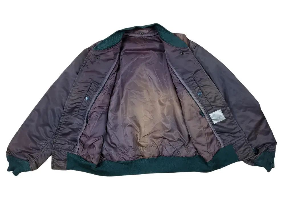 Vintage Vintage Bomber Jacket Dark Brown Size US M / EU 48-50 / 2 - 5 Thumbnail