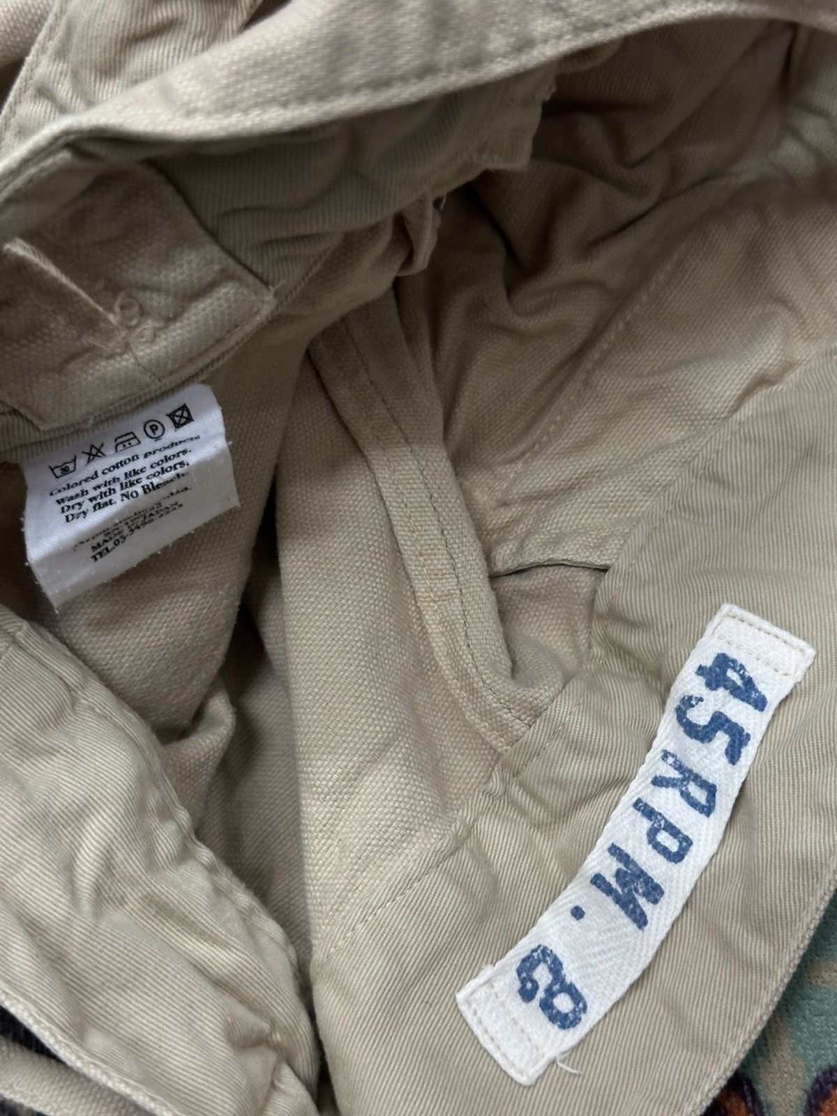 45rpm 45rpm Japan Heavy Cotton Unique Suspender Style Trousers Size US 30 / EU 46 - 20 Thumbnail