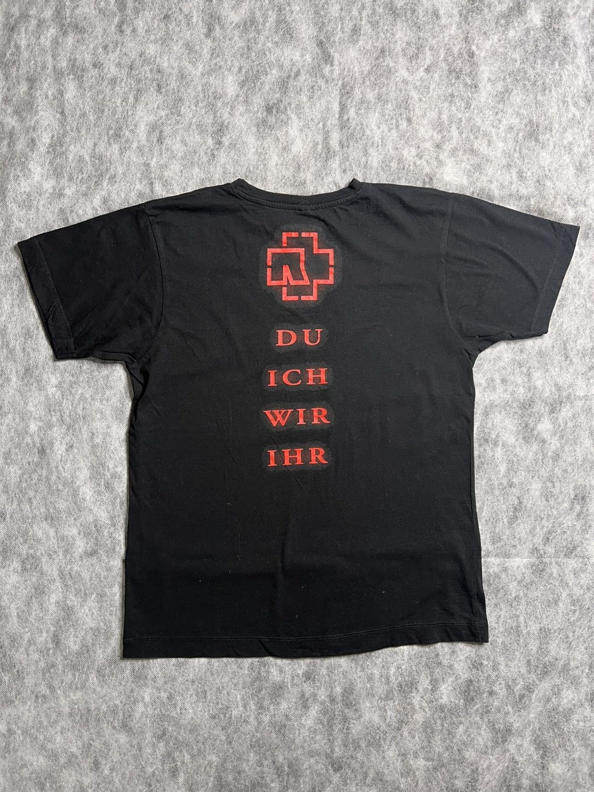 Band Tees Rammstein Du Ich Wir Ihr Metal Rock Band T-Shirt Size M Size US M / EU 48-50 / 2 - 2 Thumbnail