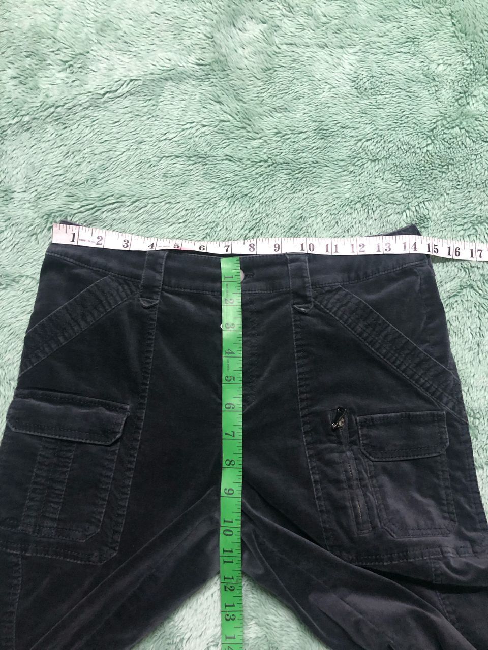 If Six Was Nine JAPANESE BRAND PASSIŌNE VELVET BUSH PANTS NICE DESIGN Size 29" - 16 Thumbnail