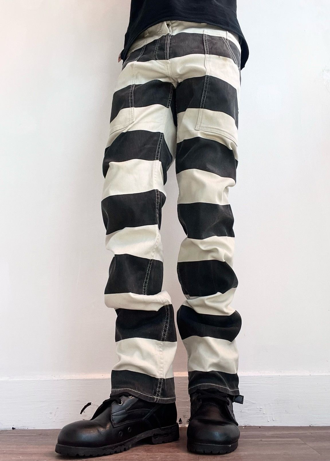 Vintage Vintage Road Runner Stripped Jeans Size US 32 / EU 48 - 2 Thumbnail