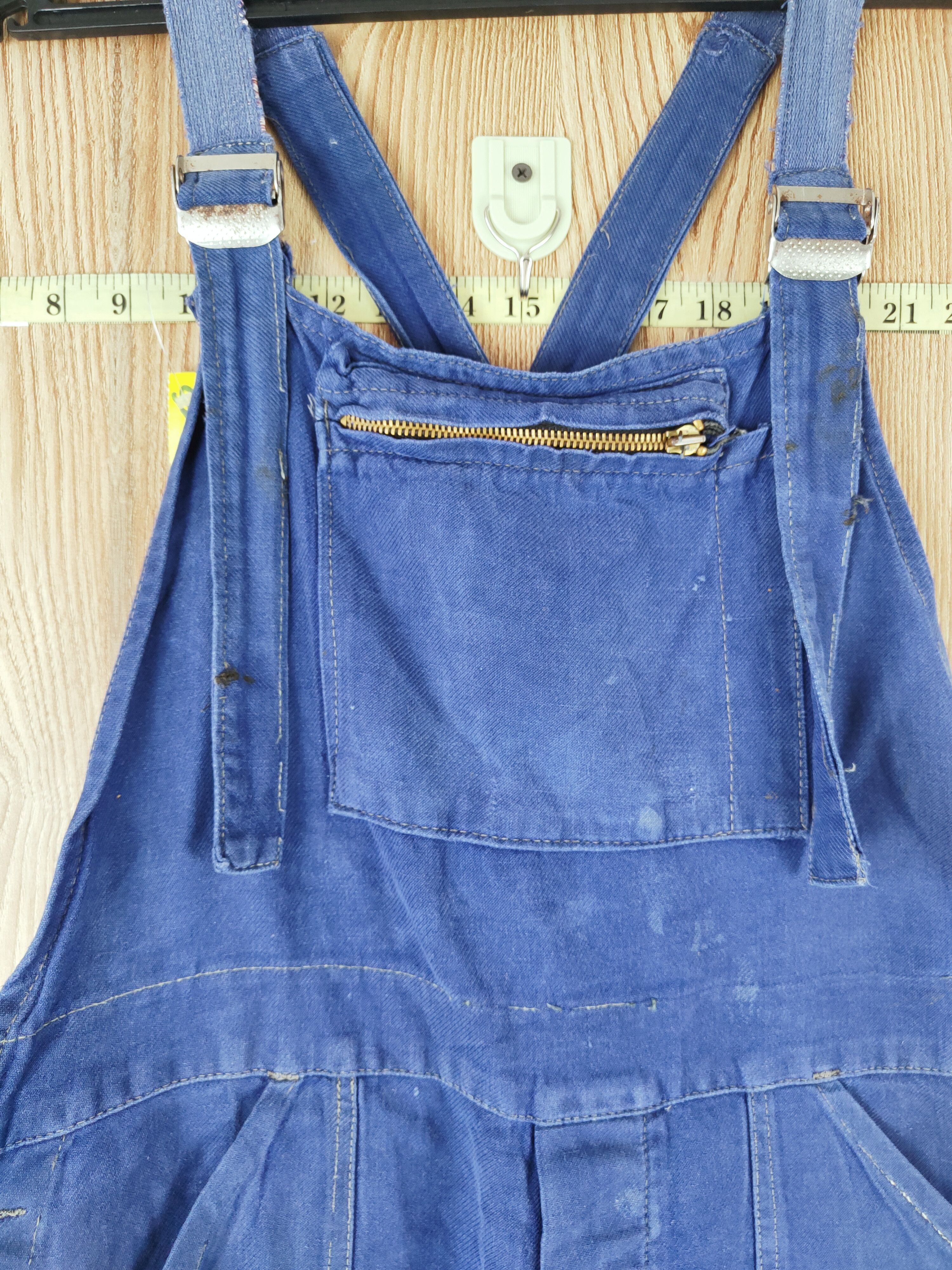 Japanese Brand Japanese Brand Blue Overalls Jumpsuits #S2734 Size US 36 / EU 52 - 5 Thumbnail