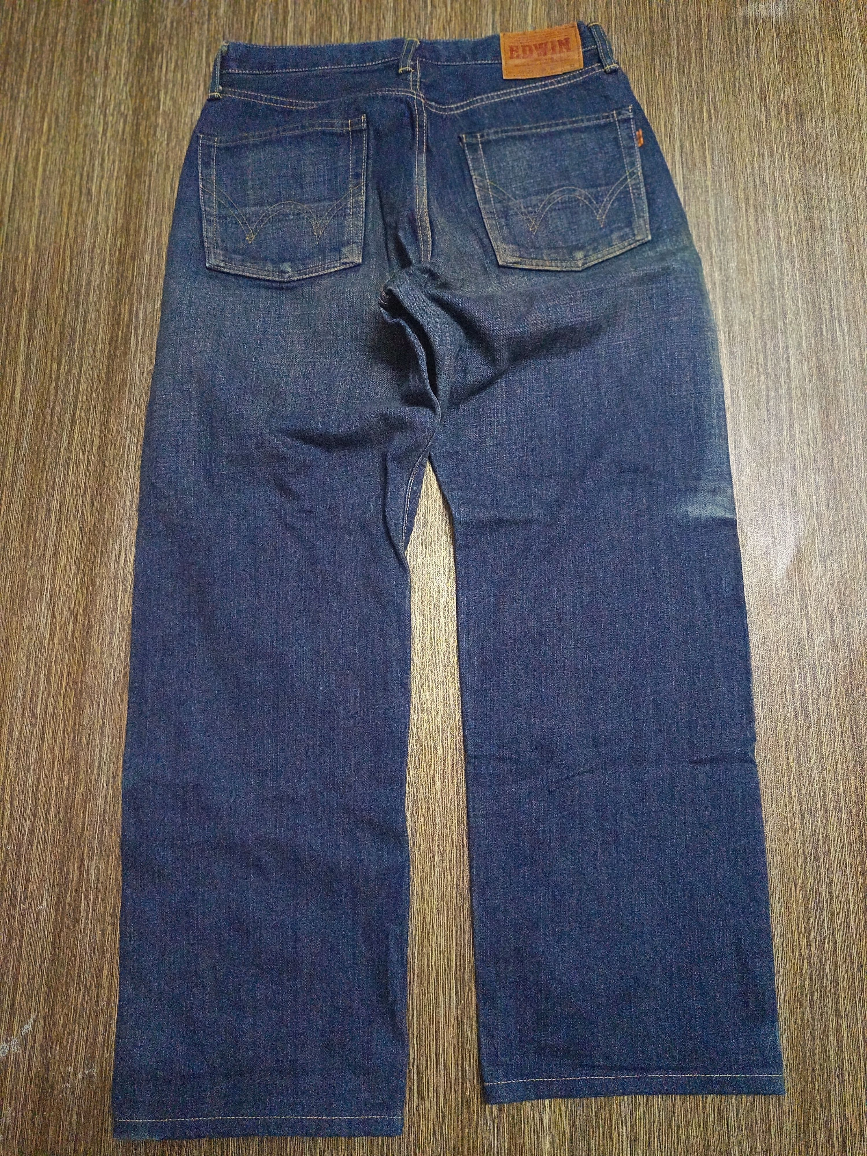 Edwin Edwin 505zx mudwash baggy selvegde Size US 31 - 2 Thumbnail
