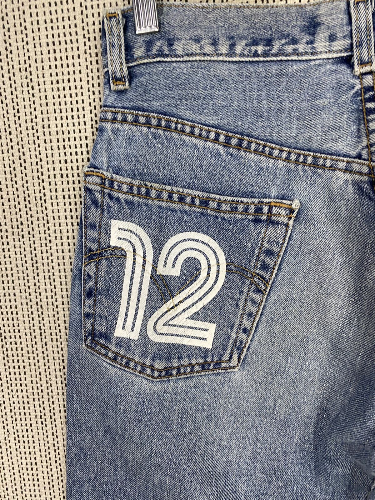 Levi's Levis regular fit 505 x yokohama f.marinos denim pant Size US 28 / EU 44 - 5 Thumbnail