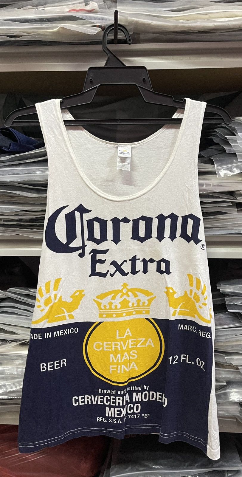 Other Corona Extra Bottle Label Tank Top🔥🔥🔥 Size US S / EU 44-46 / 1 - 1 Thumbnail