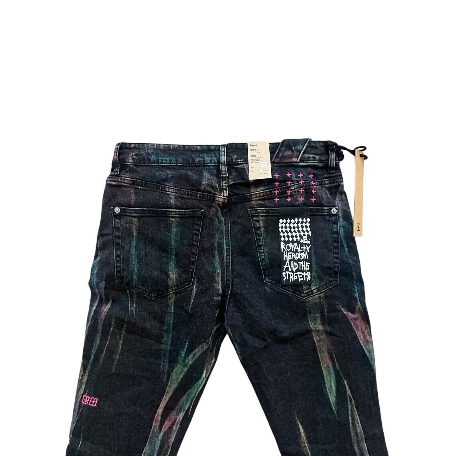 Ksubi Ksubi Jeans Mens Chitch Slim Pink Refrakt Black Size 32/32 Size US 32 / EU 48 - 3 Thumbnail