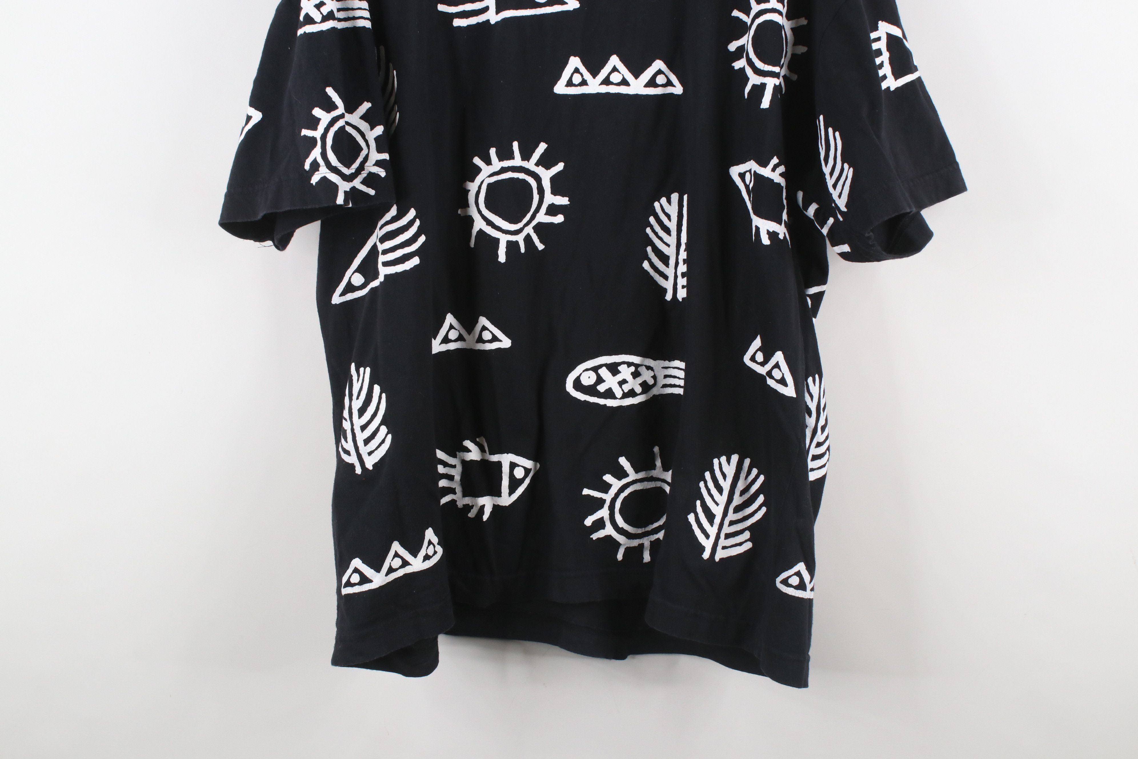 Vintage Vintage 90s Streetwear Lagenlook Oversized Art T-Shirt USA Size L / US 10 / IT 46 - 11 Thumbnail