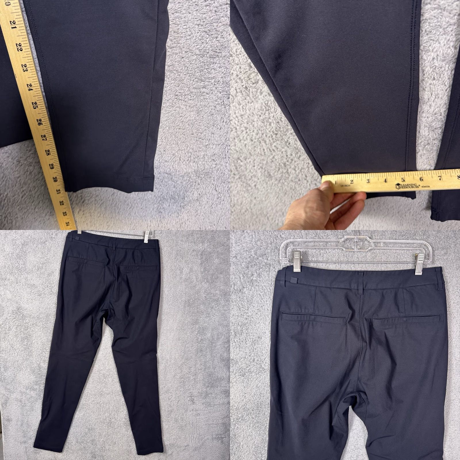 Lululemon Lululemon Commission Pants Mens 30x31 Black Slim Taper Tech ABC Chinos Stretch Size US 30 / EU 46 - 8 Thumbnail