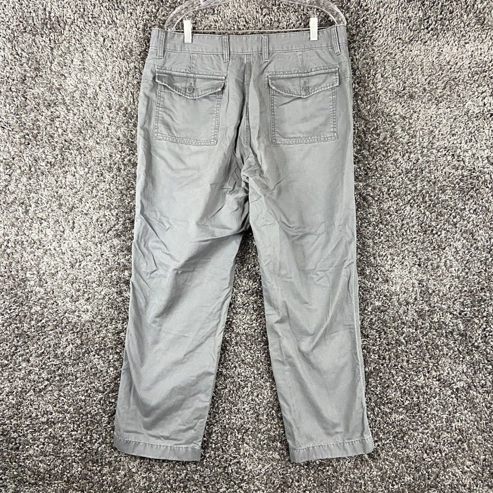 Nautica Nautica Chino Pants Men 36x29 Regular Gray Nautical Mens Size US 36 / EU 52 - 7 Thumbnail
