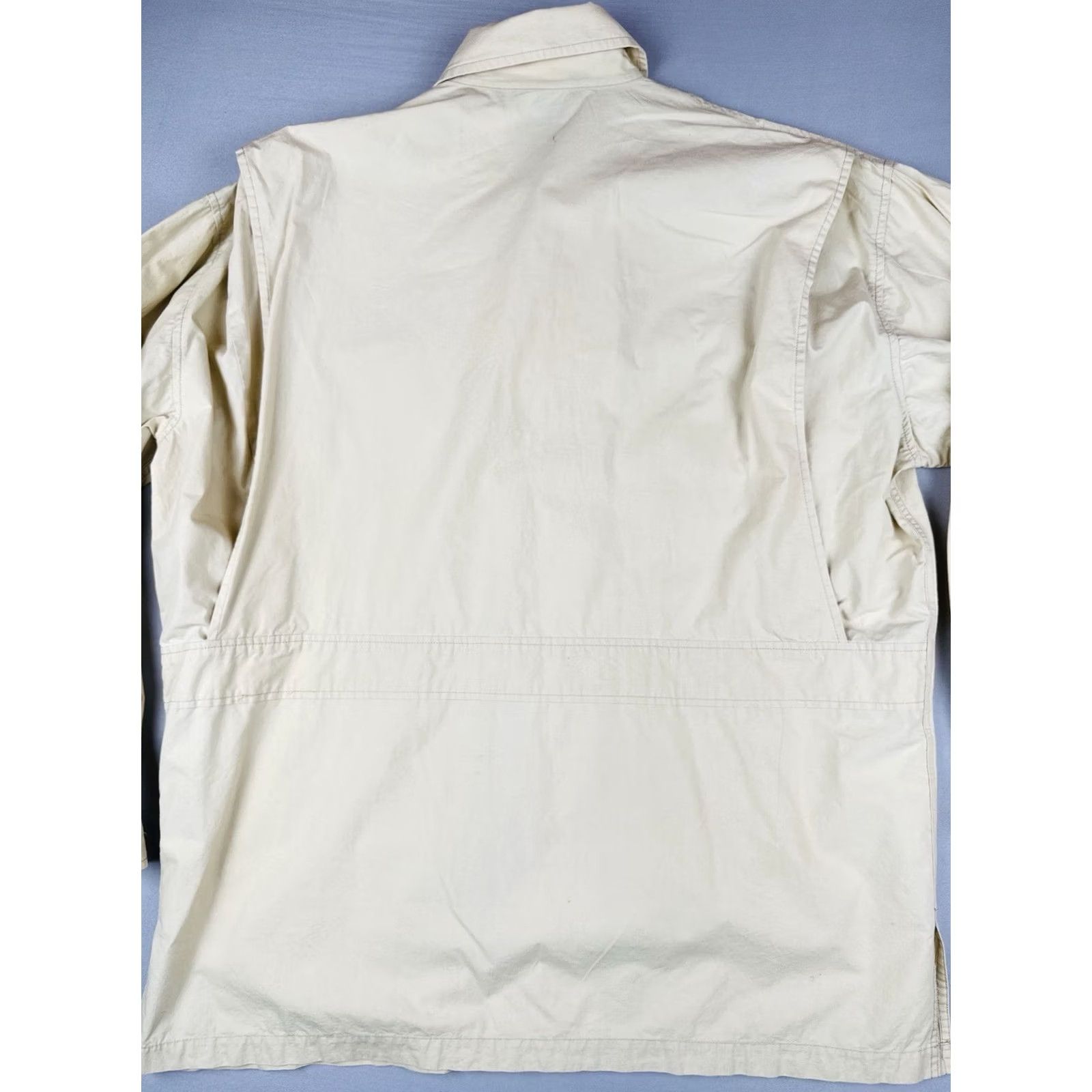 Vintage VINTAGE J. Peterman Shirt Jacket Beige Cotton Size M Safari Utility Size US M / EU 48-50 / 2 - 7 Thumbnail