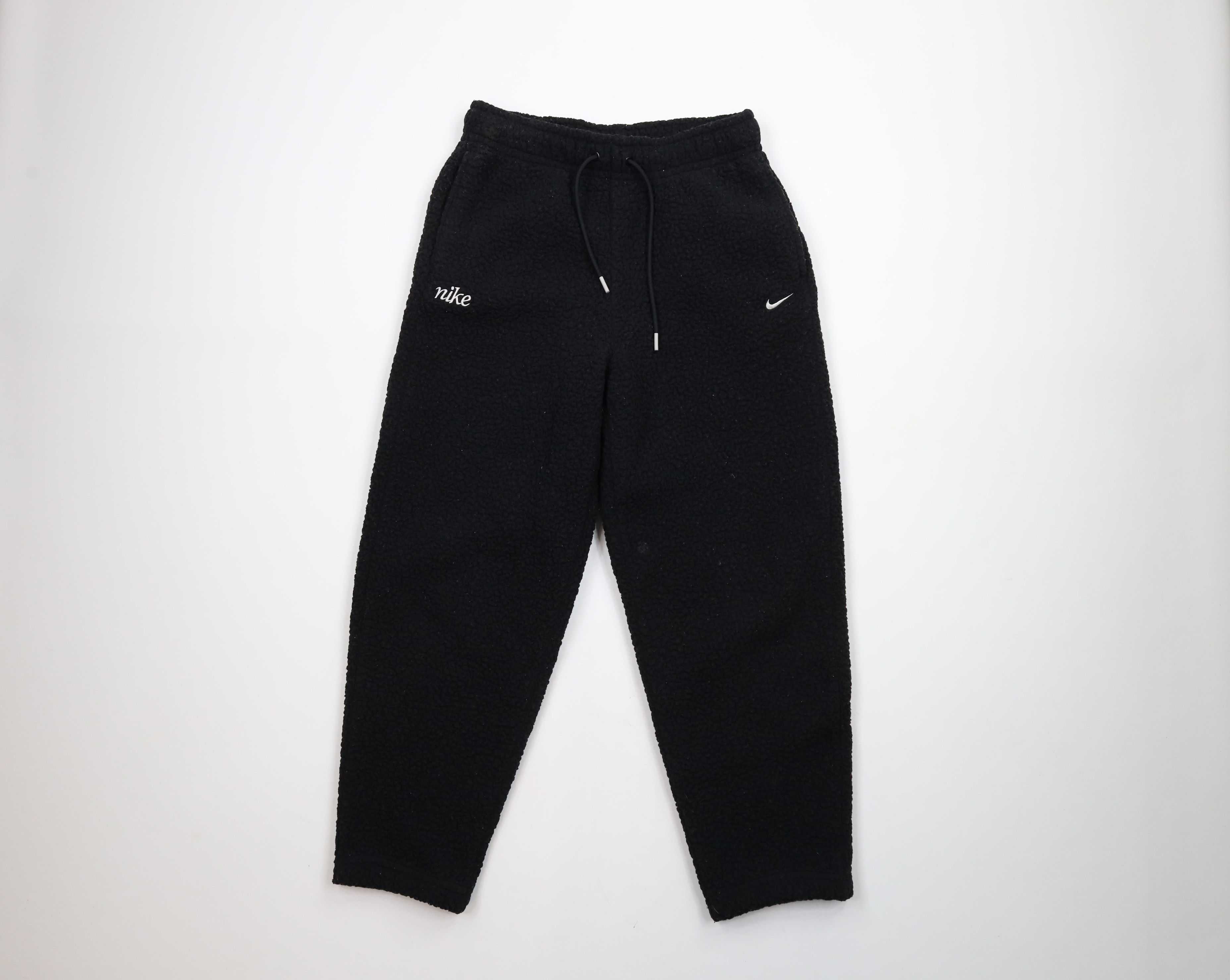 Nike × Vintage Nike Spell Out Script Deep Pile Fleece Cozy Sweatpants Size 26" / US 2 / IT 38 - 1 Thumbnail
