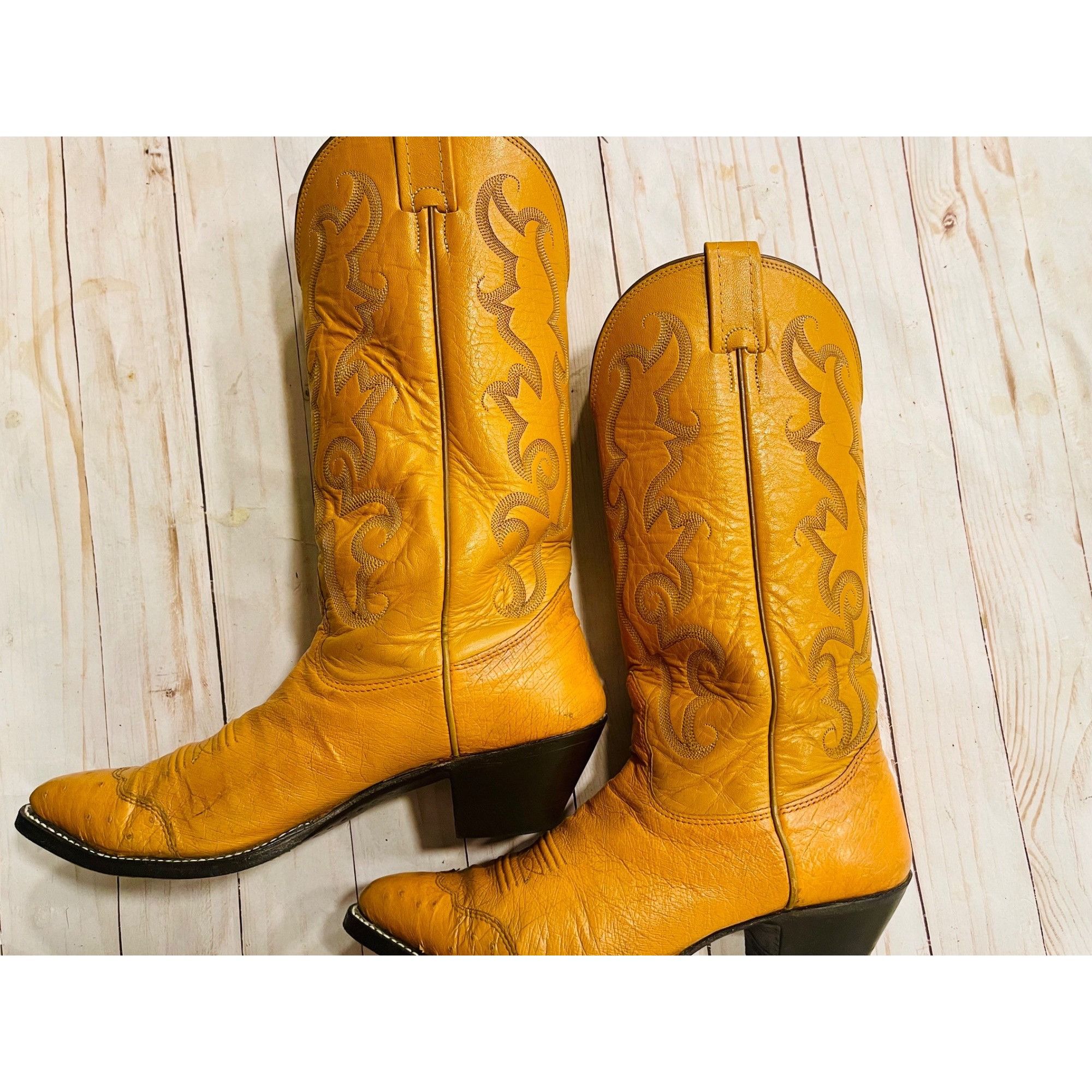 Nocona Nocona Buttercup made in USA Vintage, Western Cowboy Dance H Size US 7.5 / IT 37.5 - 2 Thumbnail