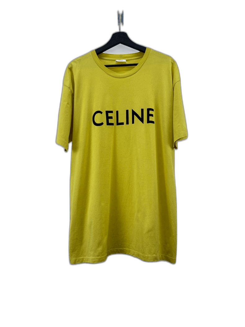 Celine Celine Logo Short Sleeve TShirt Size US XL / EU 56 / 4 - 1 Thumbnail