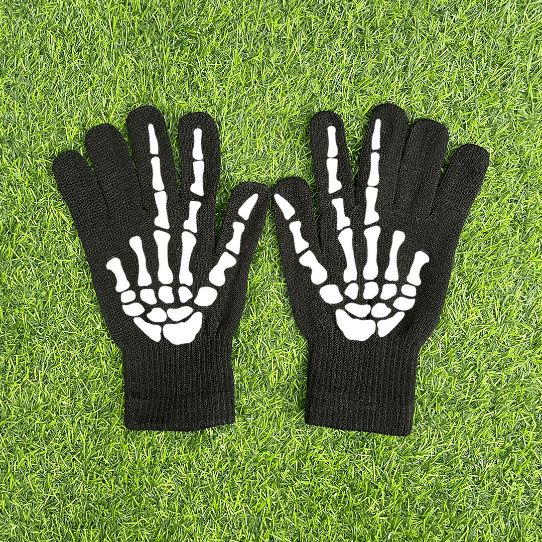 Vintage GUN SKELETON GLOVES Size ONE SIZE - 1 Preview