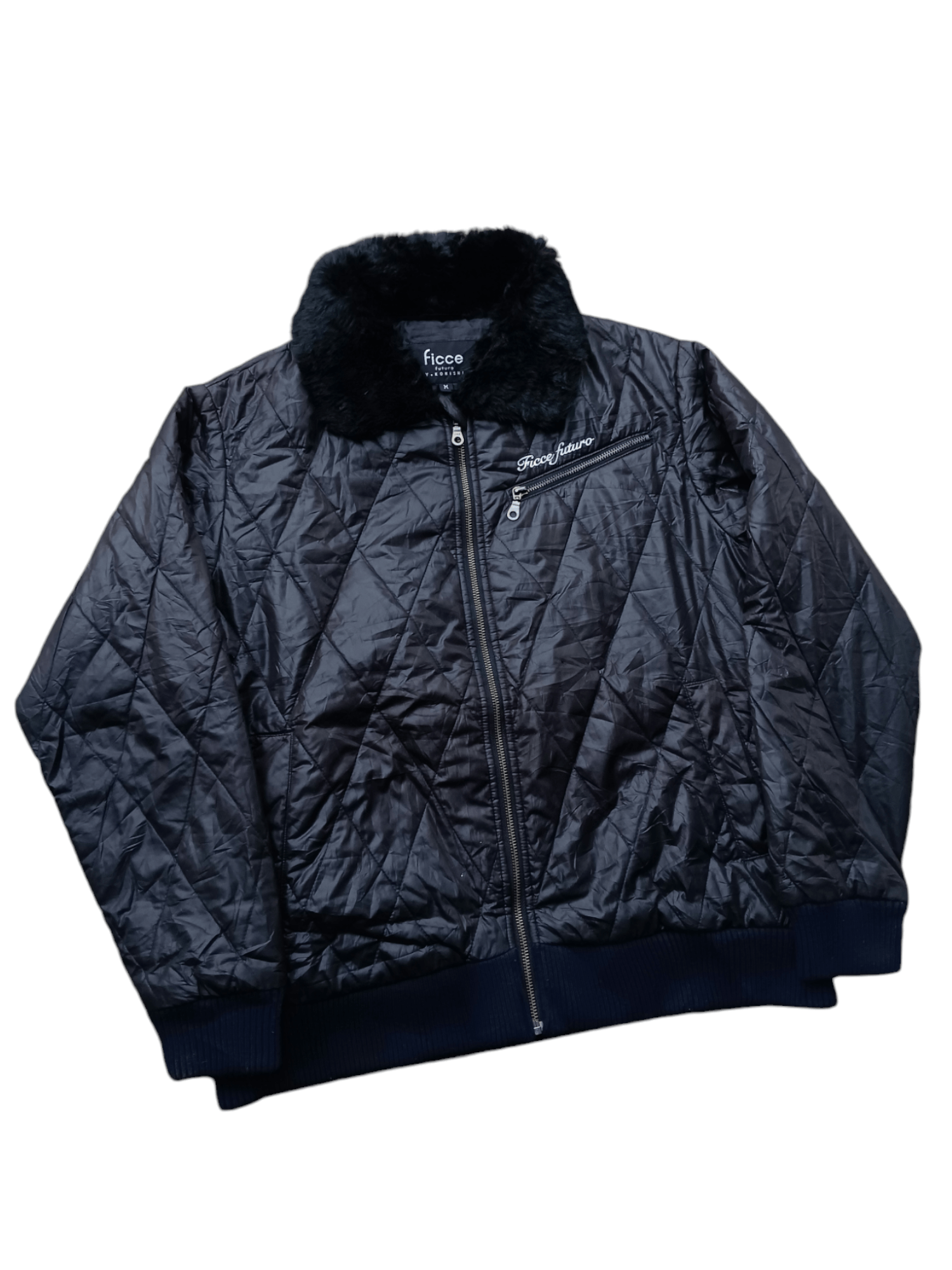Yoshiyuki Konishi Yoshiyuki konishi fur collar quilted jacket Size US M / EU 48-50 / 2 - 2 Thumbnail