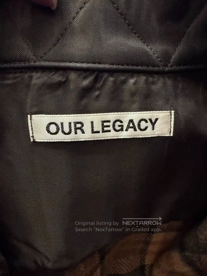 Our Legacy Our Legacy Brown Plaid Shirt Jacket. Size US M / EU 48-50 / 2 - 3 Thumbnail