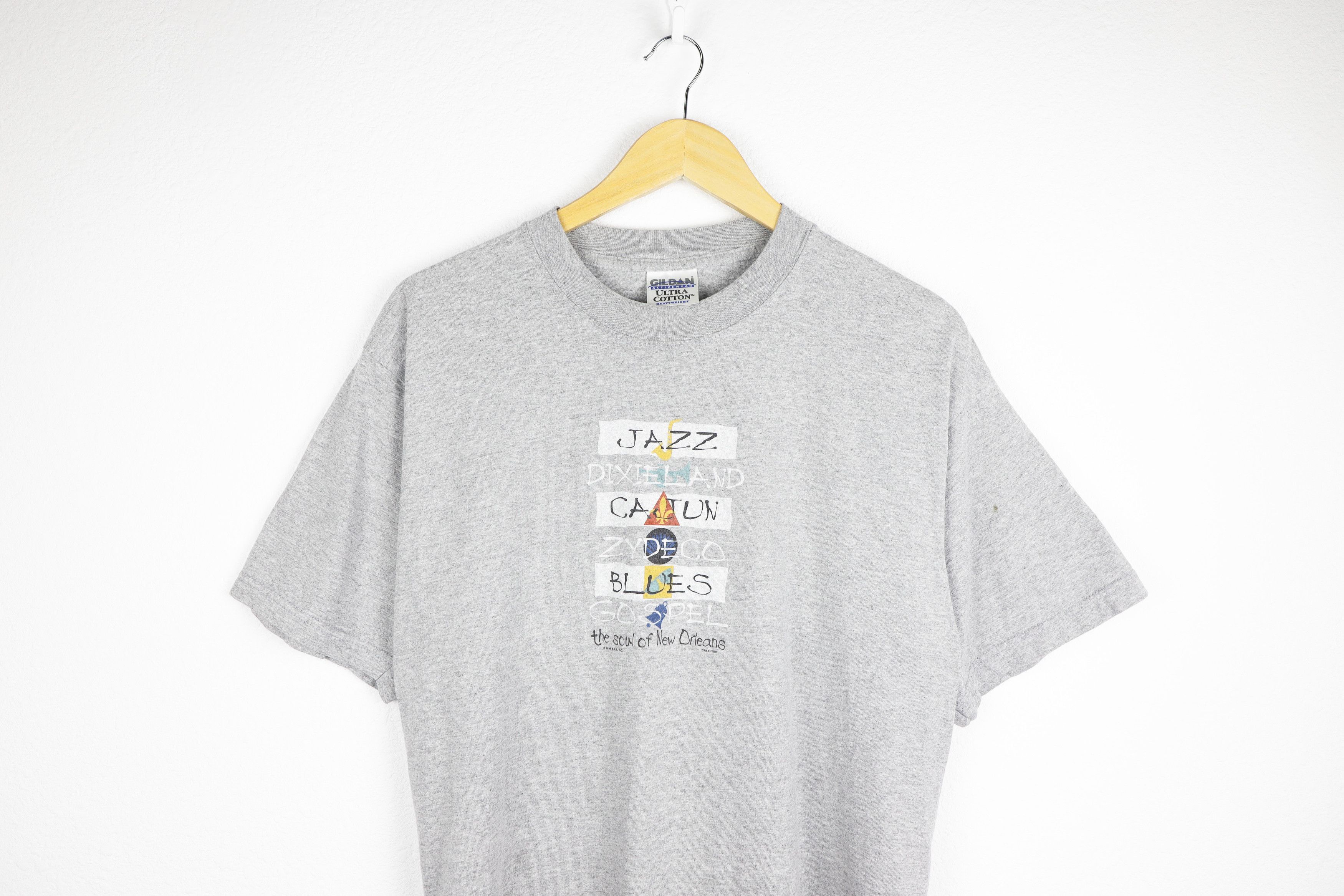 Band Tees × Vintage Vintage 1999 Jazz The Soul of New Orleans Graphic Tshirt 90s Size US L / EU 52-54 / 3 - 2 Thumbnail