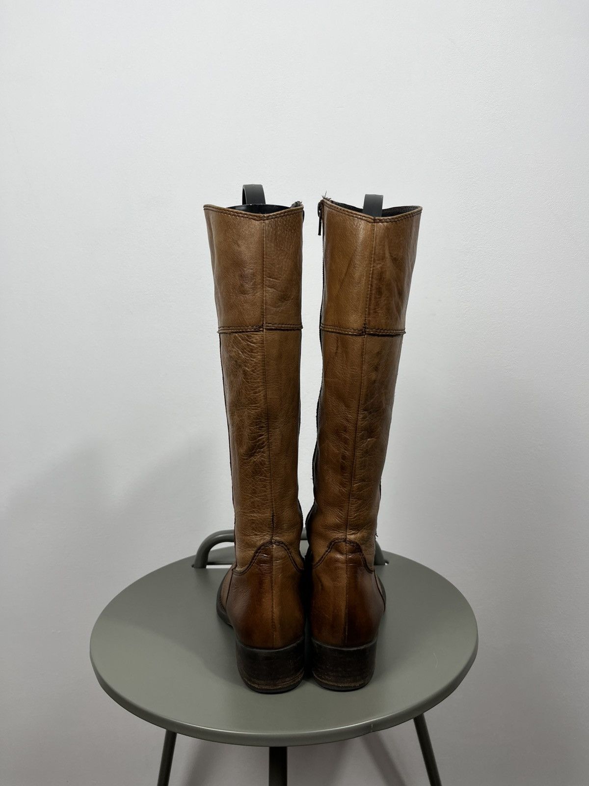 Other Western Leather Knee High Boots Brown EU 37 Size US 6 / IT 36 - 5 Thumbnail