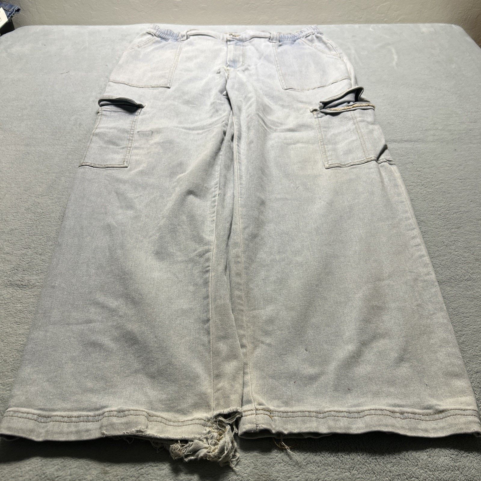 Other Y2k 2000s Beyond Baggy Pants Womens XL 16 36x30 Ripped Wide Size 36" / US 14 / IT 50 - 1 Thumbnail