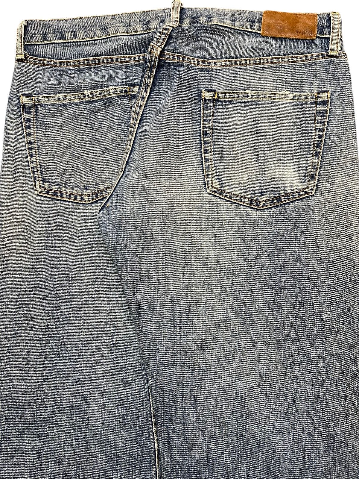 Uniqlo Vintage Japanese Uniqlo Blue Faded Wash Distressed Baggy Size US 34 / EU 50 - 6 Thumbnail
