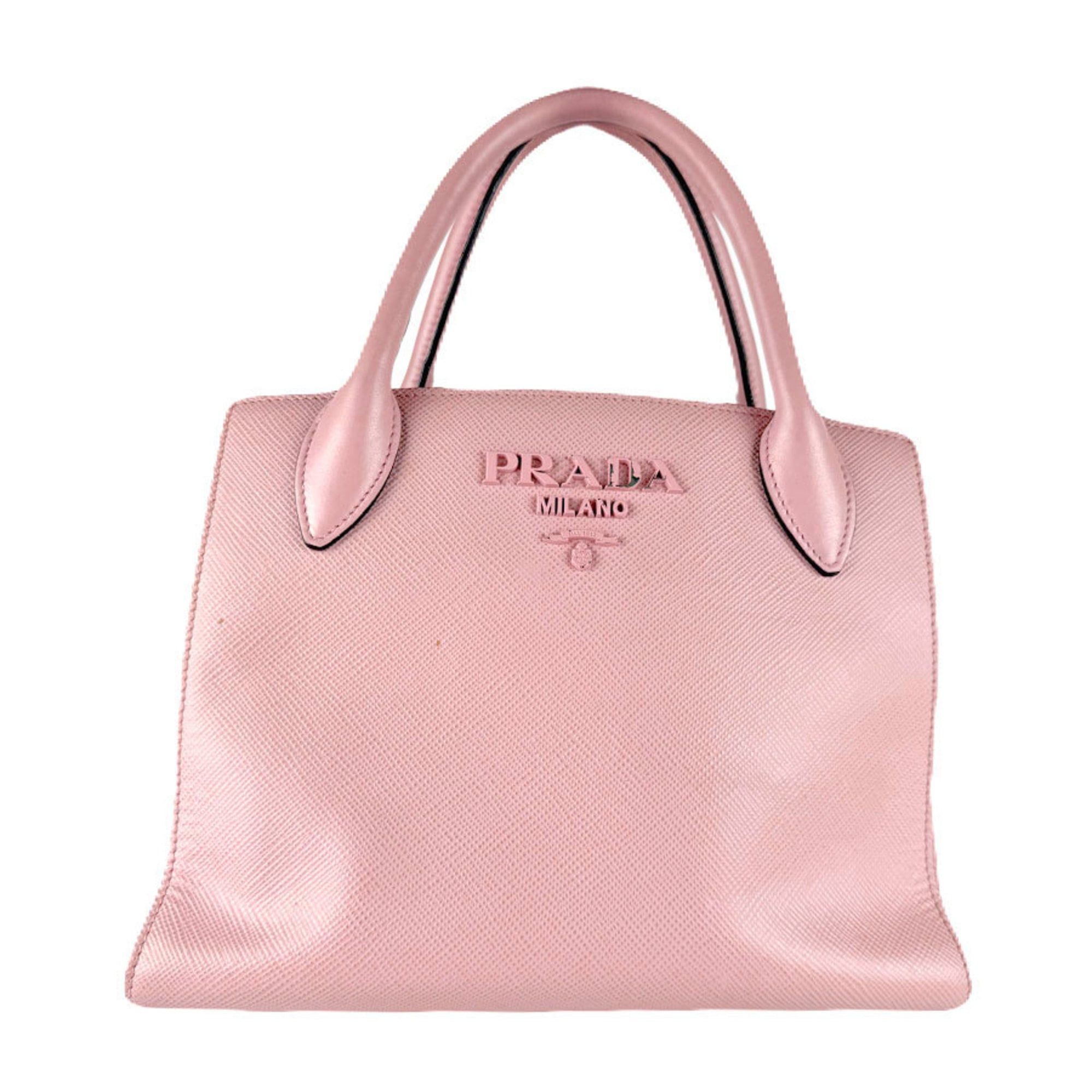 Prada Prada Handbag Shoulder Bag Leather Pink Women's z8414 Size ONE SIZE - 1 Thumbnail