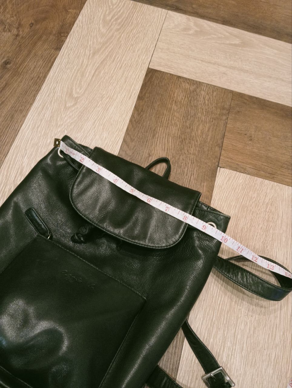 agnes b. AGNES B. LEATHER BACKPACK - BLACK Size ONE SIZE - 17 Thumbnail