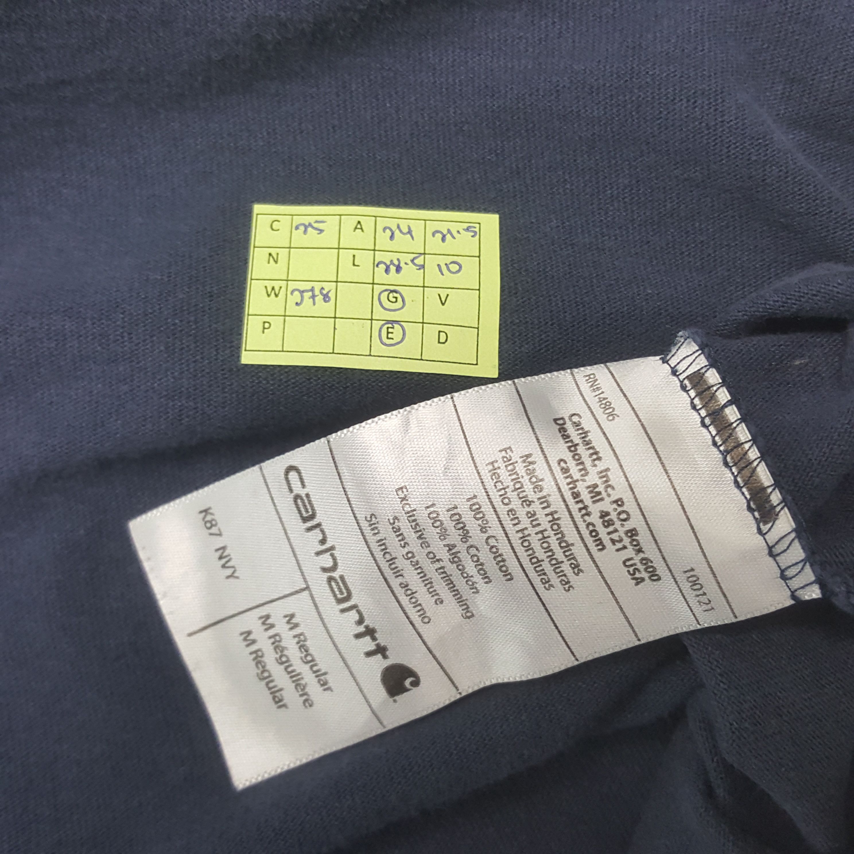 Carhartt Vintage Carhartt American Workers Pocket Tshirt RR25 Size US XL / EU 56 / 4 - 5 Thumbnail