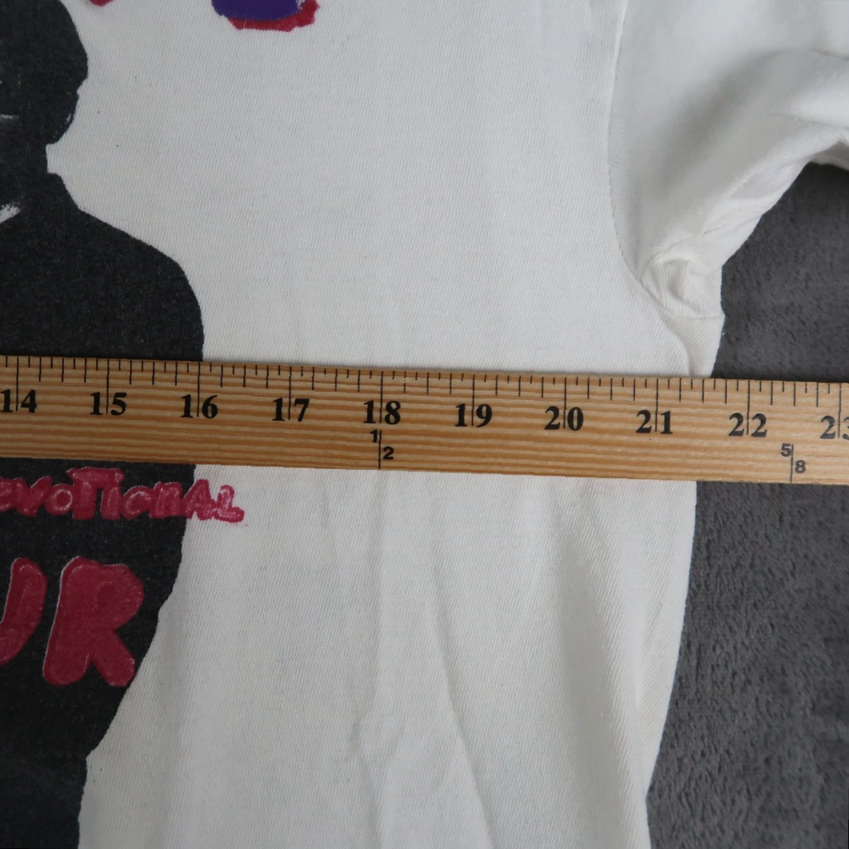 Vintage VINTAGE Depeche Mode Devotional Tour 1993 T-shirt Rock Concert Men’s XL White Cotton 90s Graphic Tee, Men Size US XL / EU 56 / 4 - 6 Thumbnail