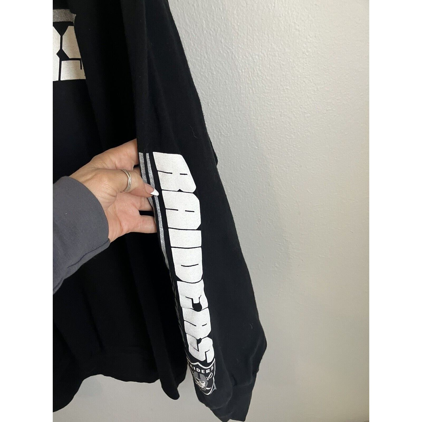 Nike NFL Team Apparel Las Vegas Raiders Black T-Shirt Men XL Size US XL / EU 56 / 4 - 4 Thumbnail