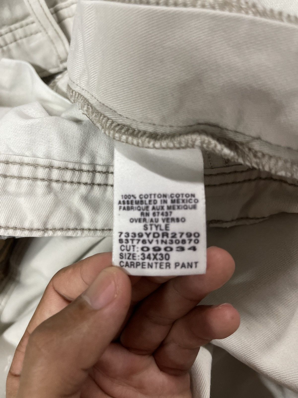 Polo Ralph Lauren × Vintage Vintage Distressed Polo Ralph Lauren Carpenter Size US 34 / EU 50 - 11 Thumbnail