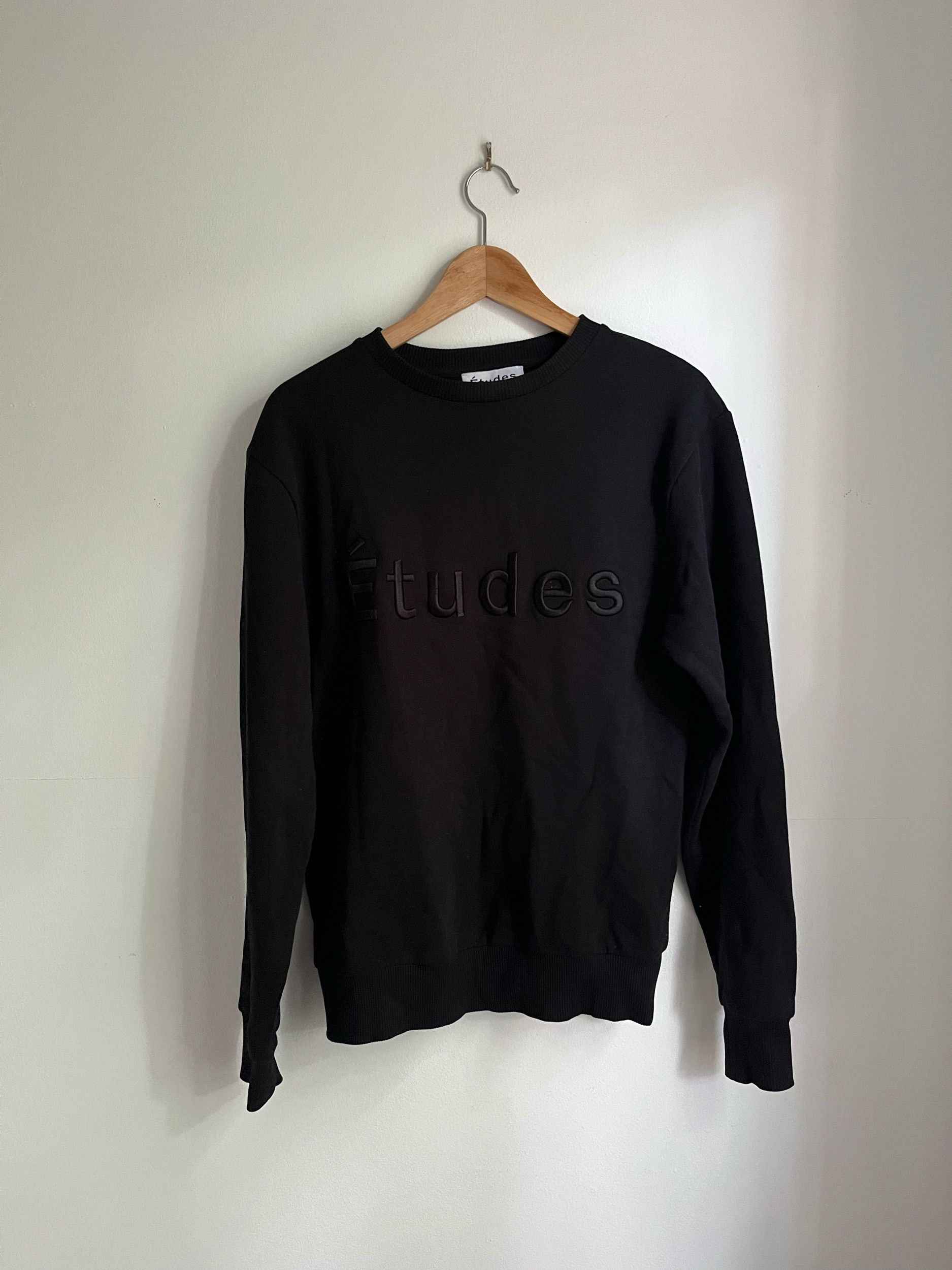 Etudes Black Logo Etudes Sweatshirt Size US XS / EU 42 / 0 - 1 Thumbnail