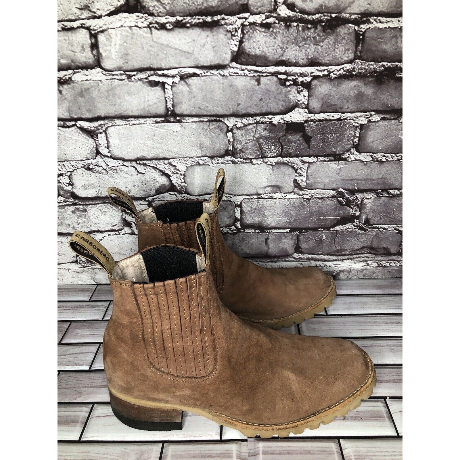 Other Carbonero Botin Traditional Brown Leather Chelsea Ankle Heel Size US 6 / IT 36 - 17 Thumbnail