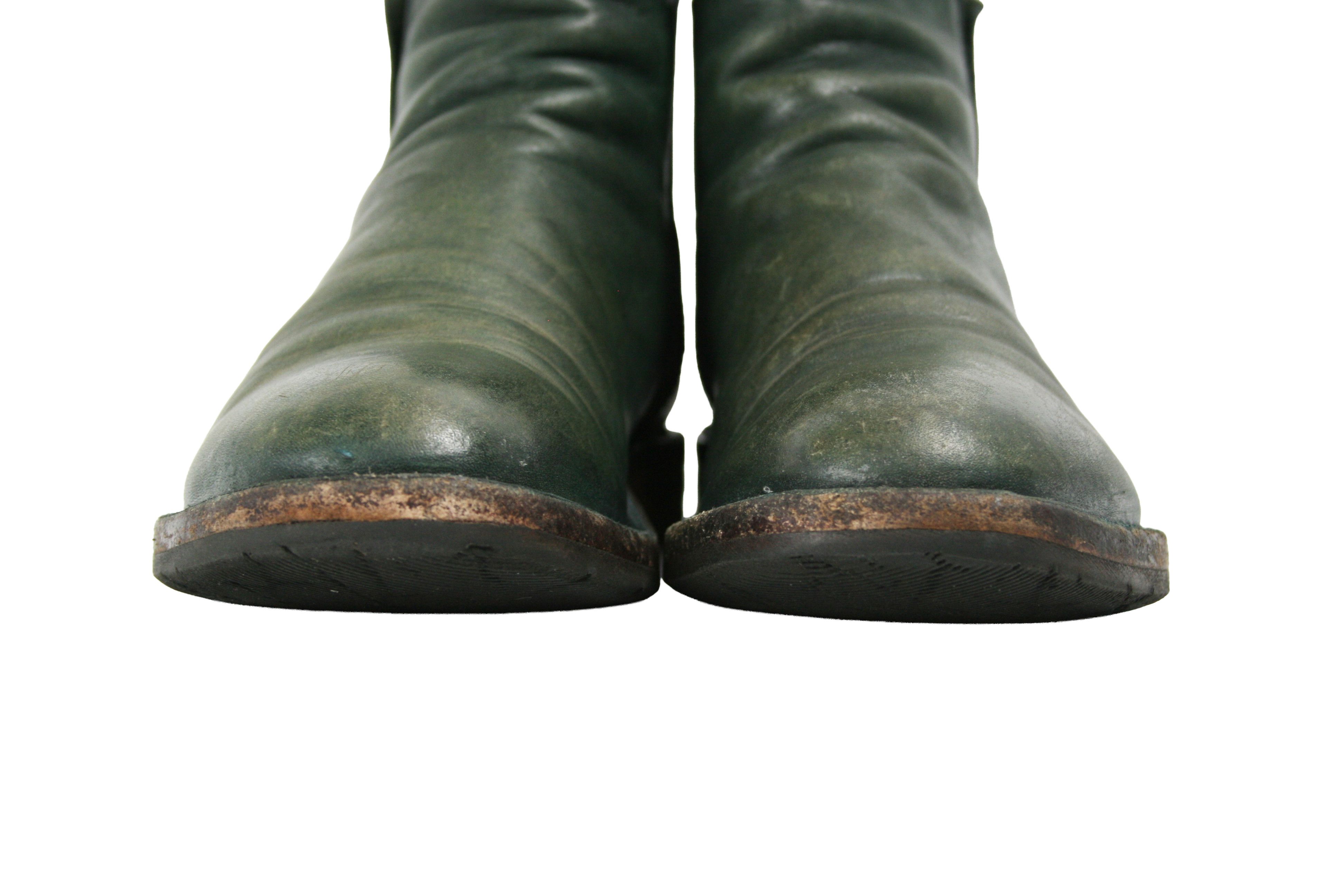 MoMA Avant Garde Biker Back Zip Grunge Boots Size US 9 / IT 39 - 4 Thumbnail