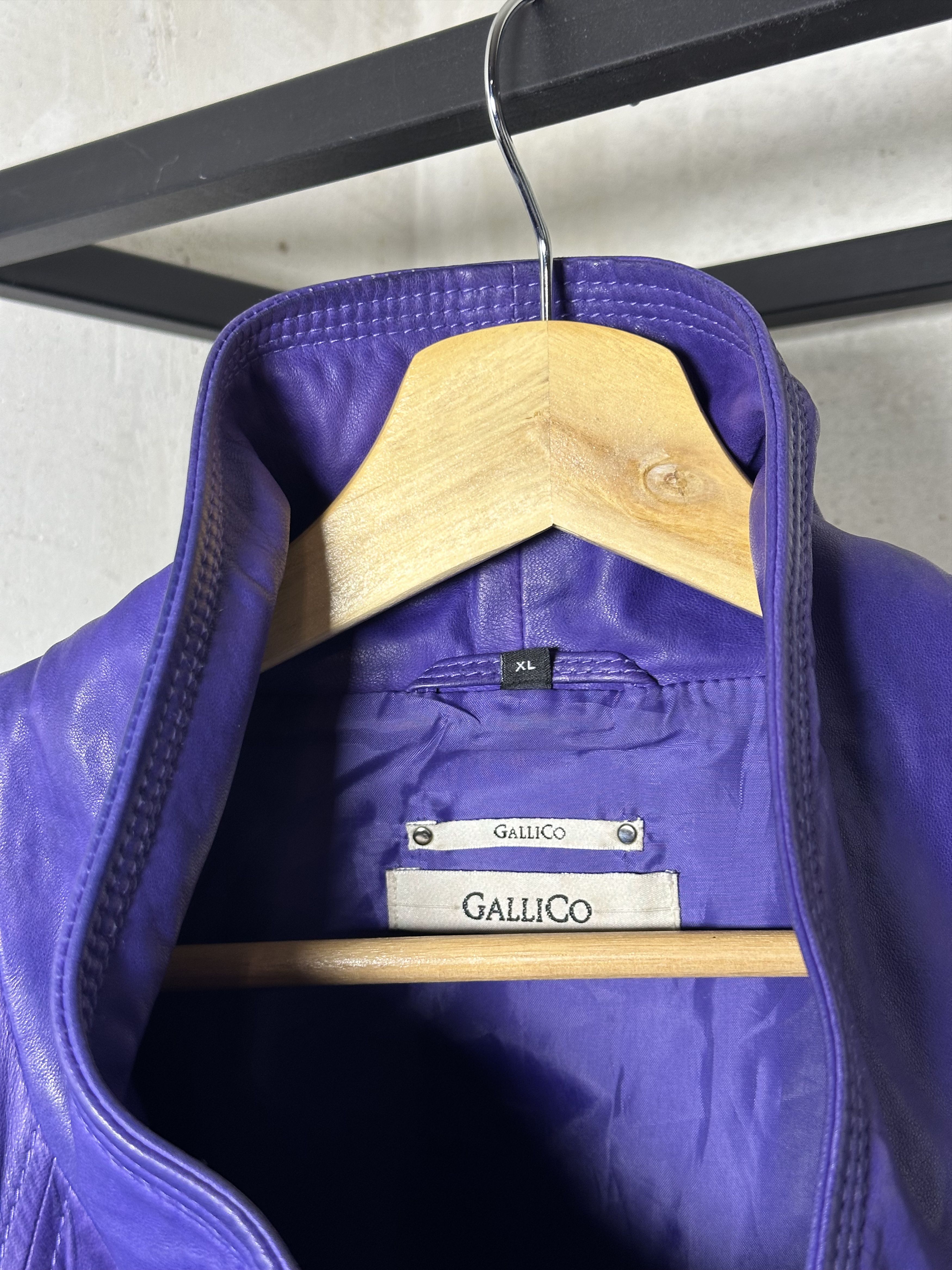 Genuine Leather GalliCo Cowhide Genuine Soft Leather Jacket Size XL / US 12-14 / IT 48-50 - 8 Thumbnail