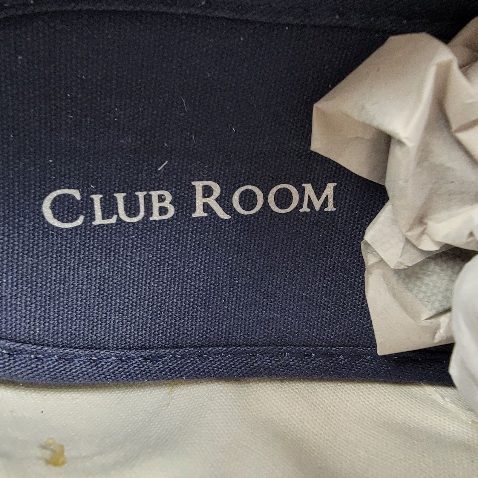Club Room Club Room Slip On Tate Navy Palm Sz 8M 100147497 Size US 8 / EU 41 - 4 Thumbnail