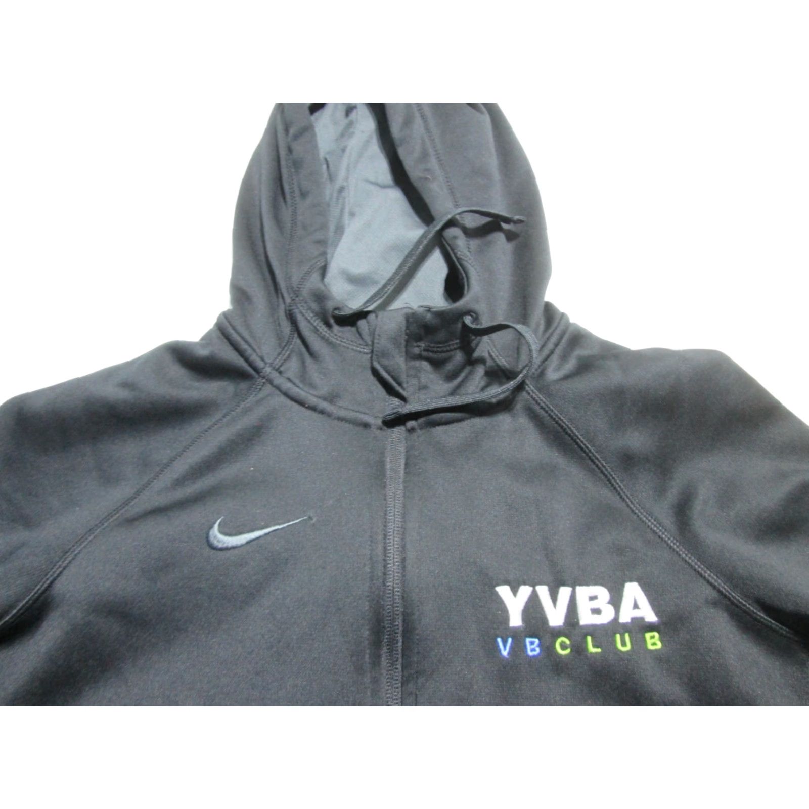 Nike Nike Womens Track Jacket S Black Therma-Fit Hooded Active Outerwear Jacket Zip Pockets Solid Long Sleeve Size S / US 4 / IT 40 - 4 Thumbnail