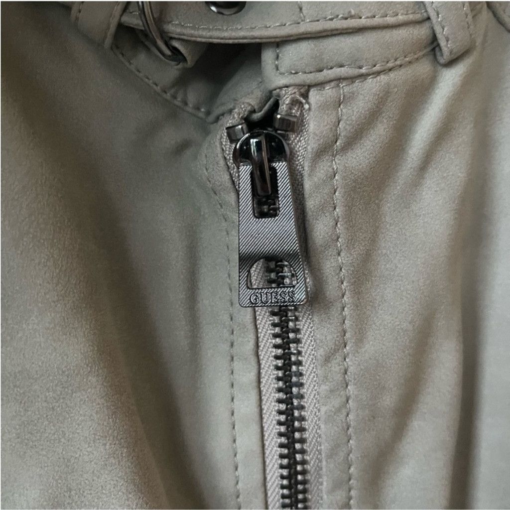 Guess Guess NWT Men's Grey motorcycle drew suedes Jacket size XS Size US XS / EU 42 / 0 - 5 Thumbnail