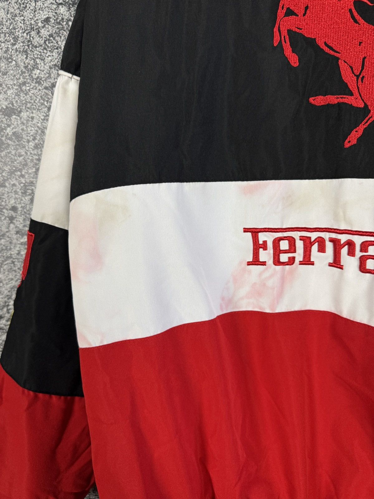 Ferrari Rare Ferrari Vintage Racing Jacket F1 Schumacher Shell Sz L Size US L / EU 52-54 / 3 - 17 Thumbnail