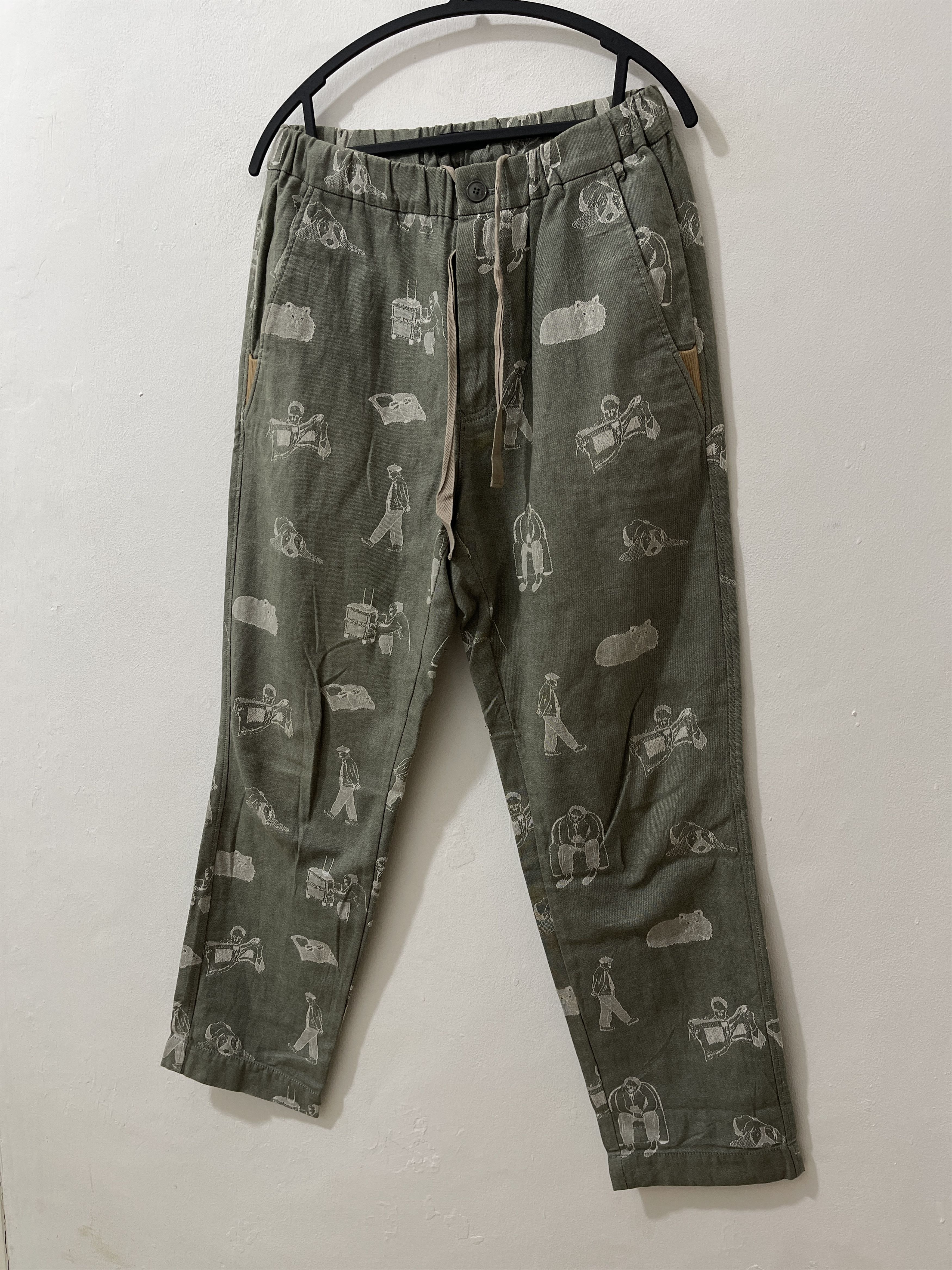 Ne-Net Ne-Net Issey Miyake Japan Archive AOP Pants Size US 32 / EU 48 - 2 Thumbnail